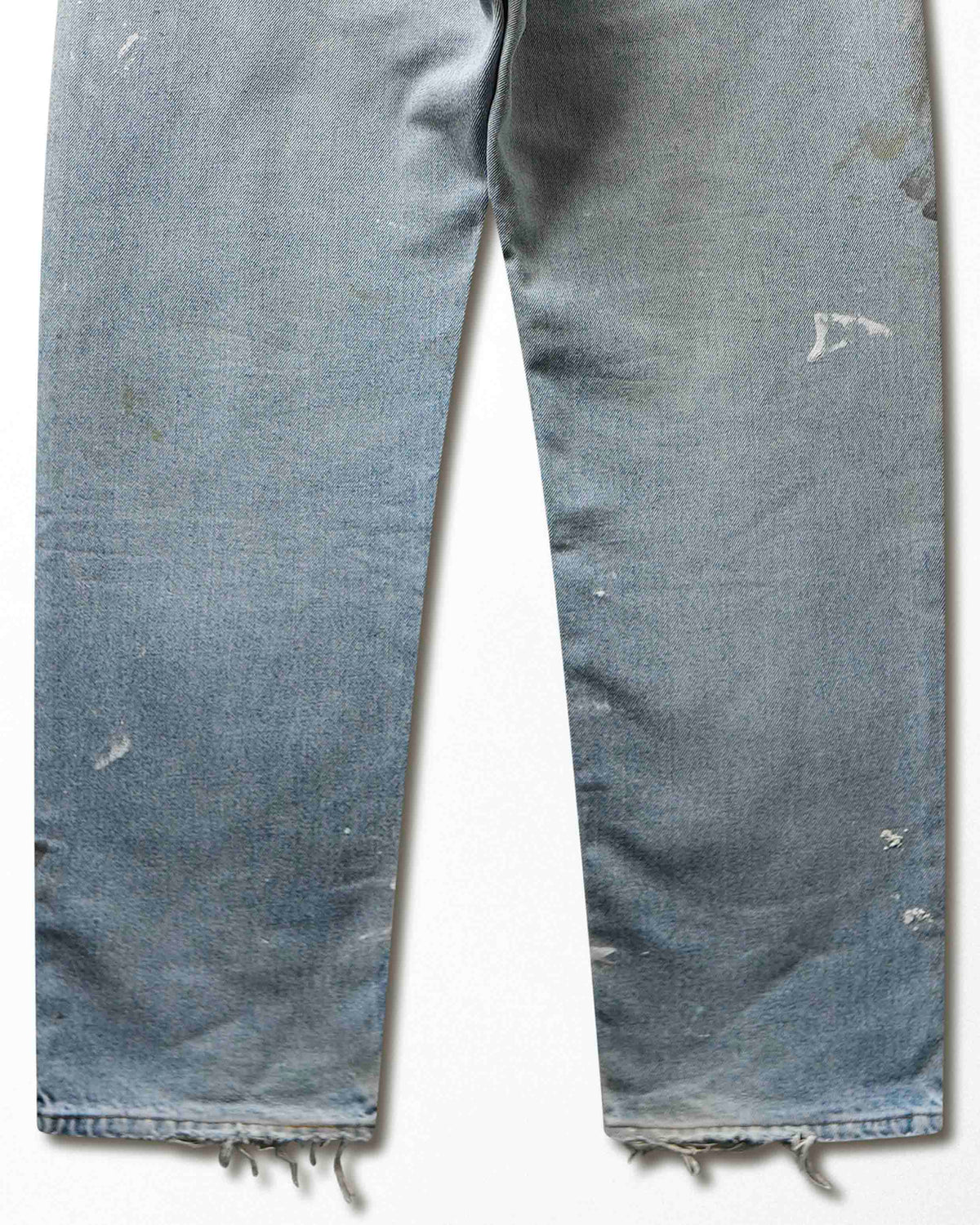 Vintage Levi's 555 Light Wash Paint Stained Distressed Jeans - product view 6