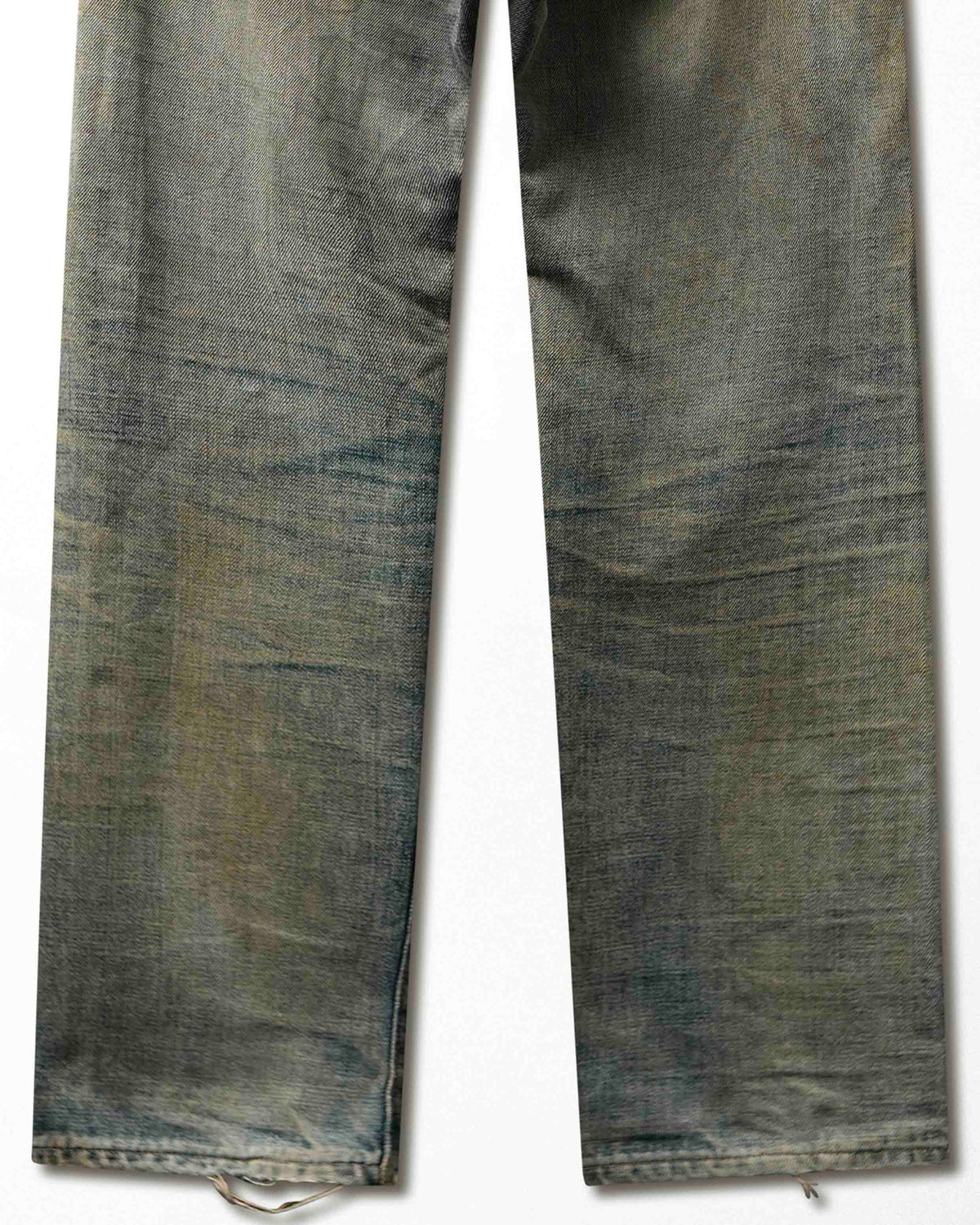 Vintage Dope & Drakkar Blue Faded Stained Destroyed Jeans - product view 6