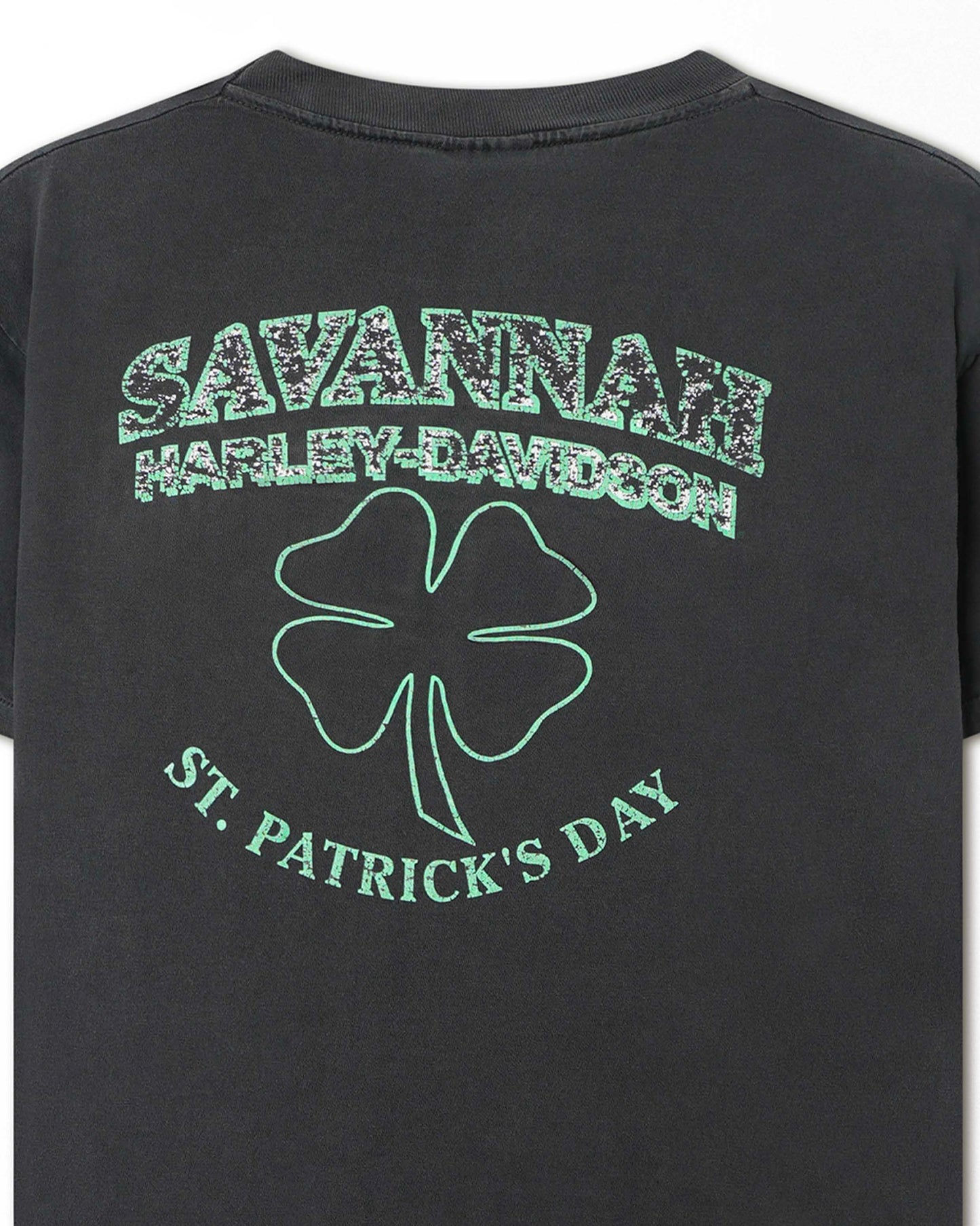 HARLEY-DAVIDSON "SAVANNAH" BLACK FADED T-SHIRT