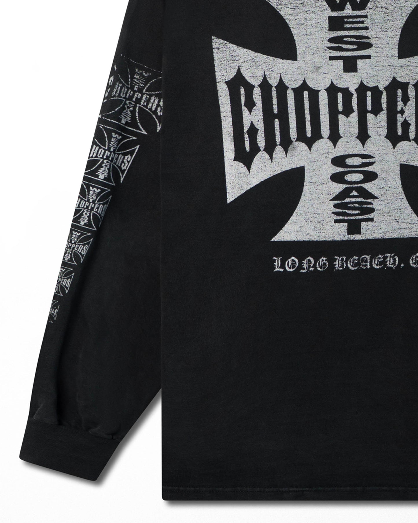 WEST COAST CHOPPERS "CLASSIC LOGO" BLACK LONG SLEEVE T-SHIRT