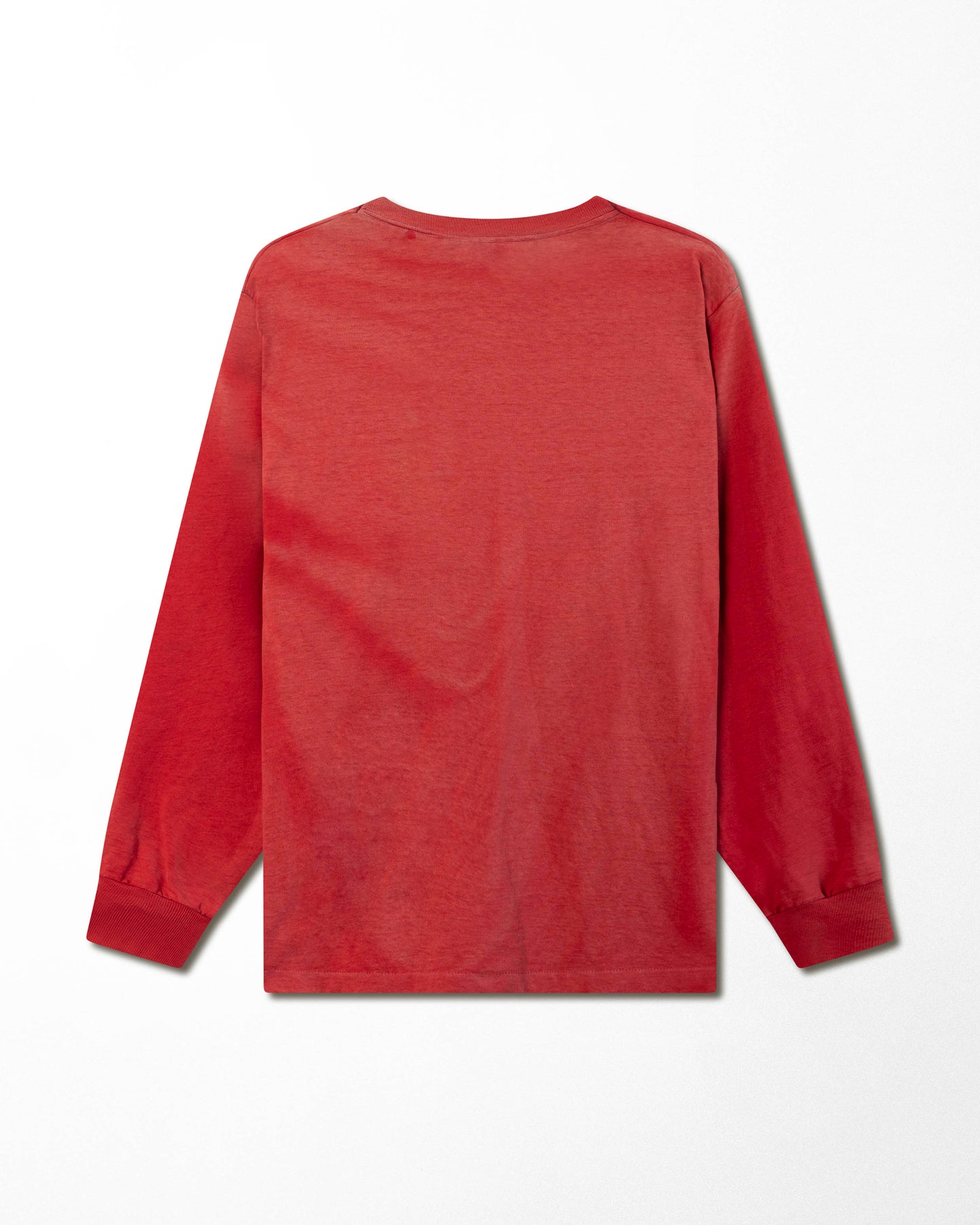 SCREEN STARS RED FADED LONG SLEEVE T-SHIRT