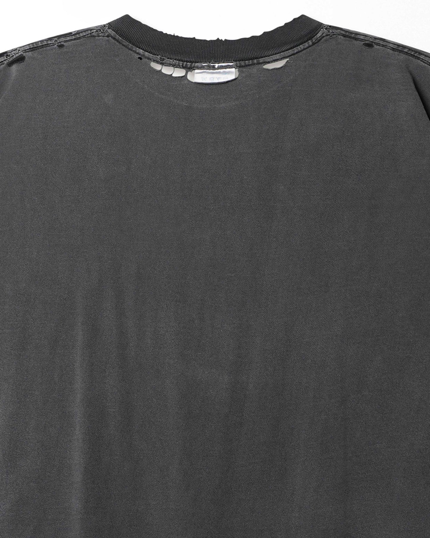 GILDAN "CHIDLOWIN ELK" BLACK FADED DISTRESSED T-SHIRT