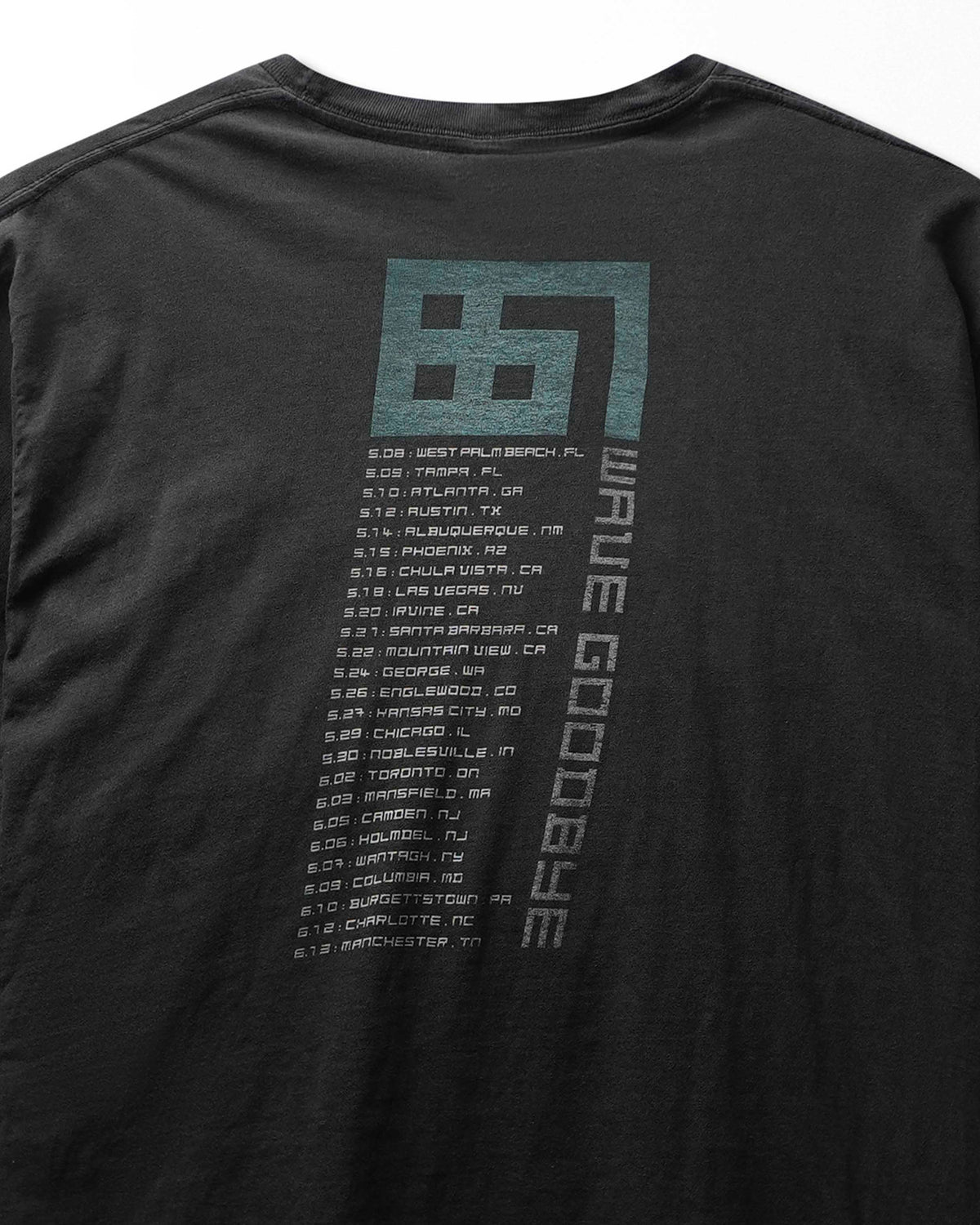 Vintage Tultex "Nine Inch Nails Wave Goodbye" Black Faded Distressed T-Shirt - product view 4