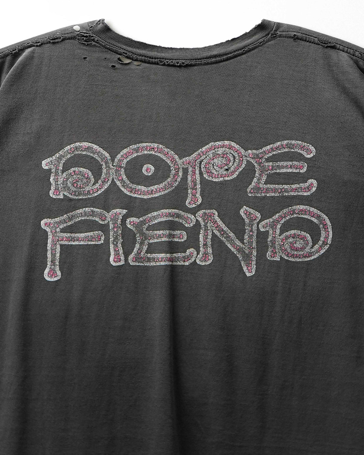 Vintage Winterland "Marilyn Manson Dope Fiend" Black Faded Thrashed T-Shirt - product view 4