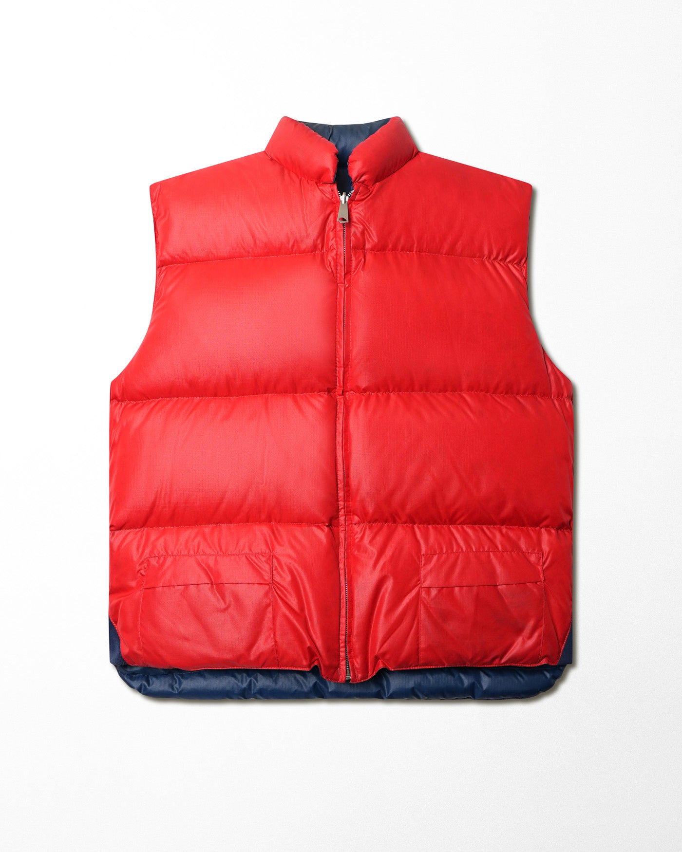 MONTGOMERY WARD BLUE RED REVERSIBLE DOWN VEST