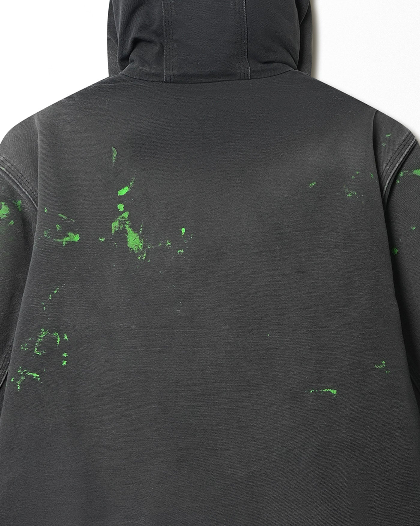 CARHARTT ACTIVE GREEN FADED AND STAINED JACKET