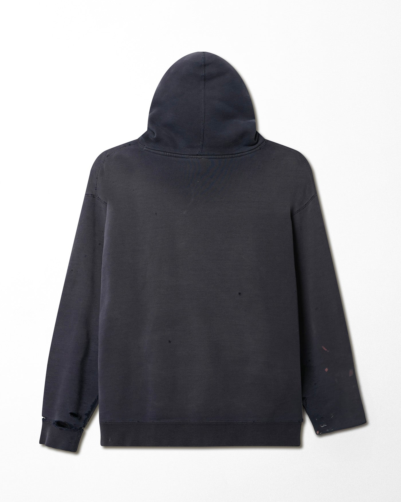 FOX "YAMAHA" PURPLE FADED DISTRESSED HOODIE