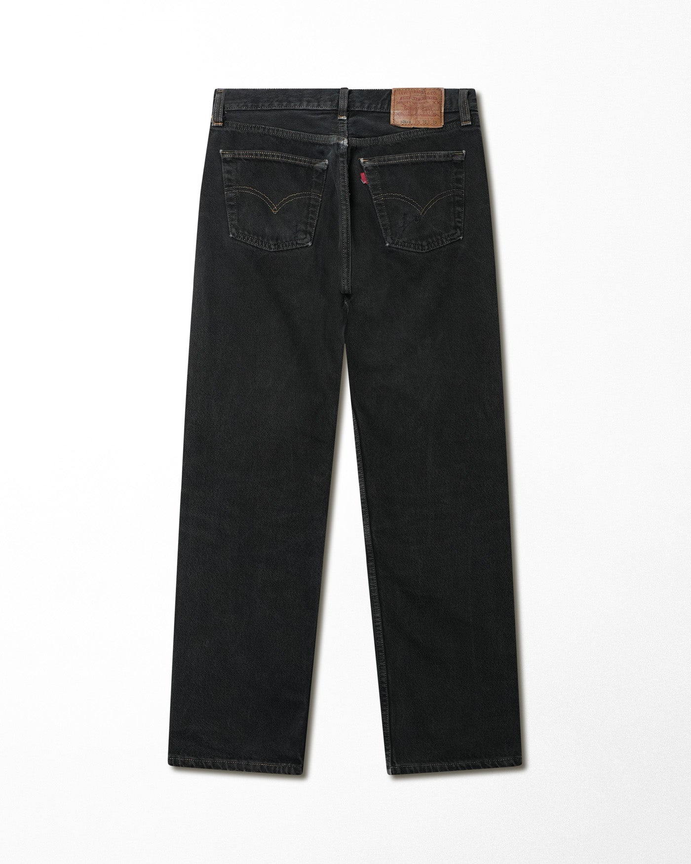 LEVI'S 501XX BLACK FADED JEANS