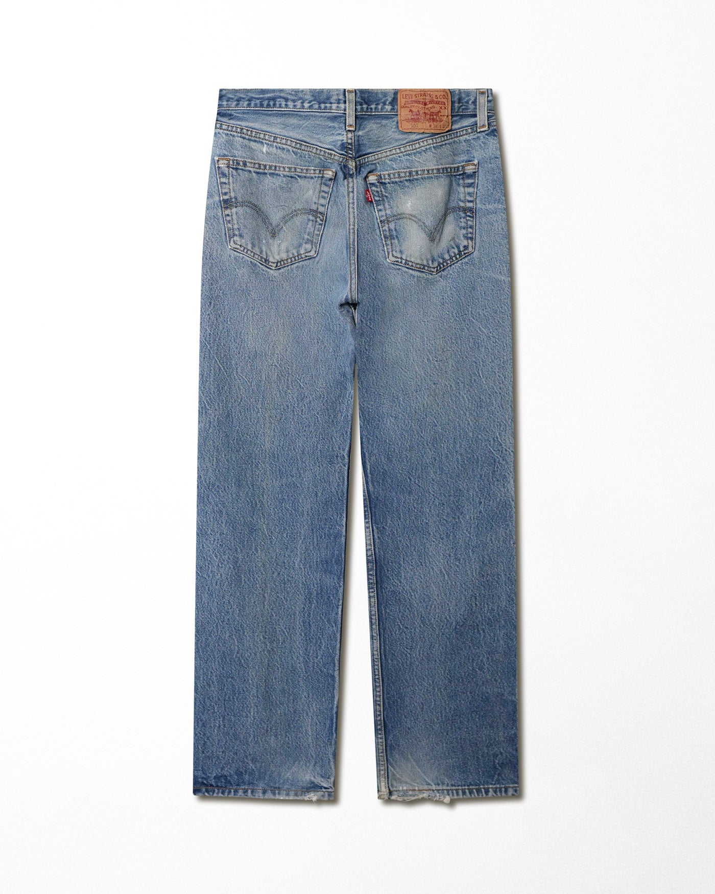 LEVI'S 501 MID-WASH JEANS