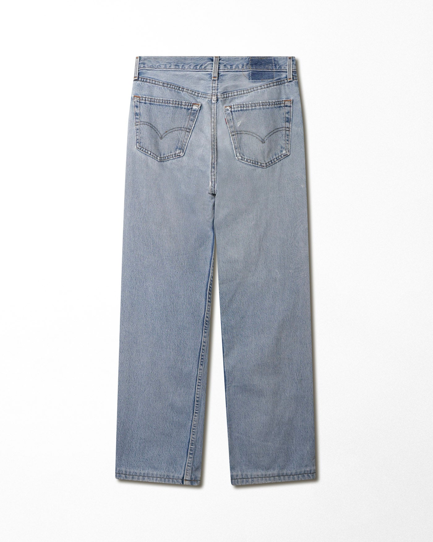 LEVI'S 501 LIGHT WASH DISTRESSED JEANS