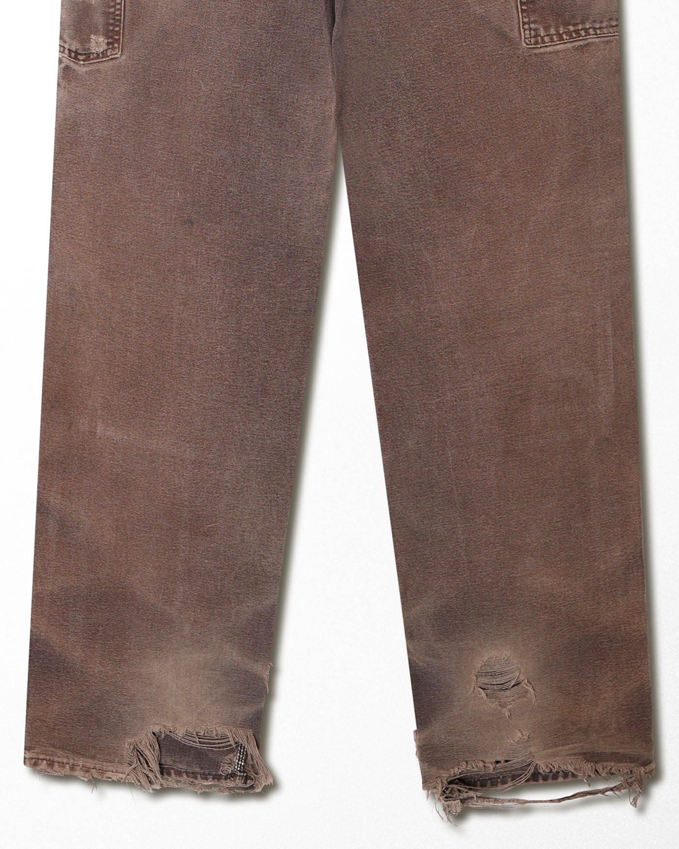 CARHARTT BROWN FADED DOUBLE KNEE PANTS