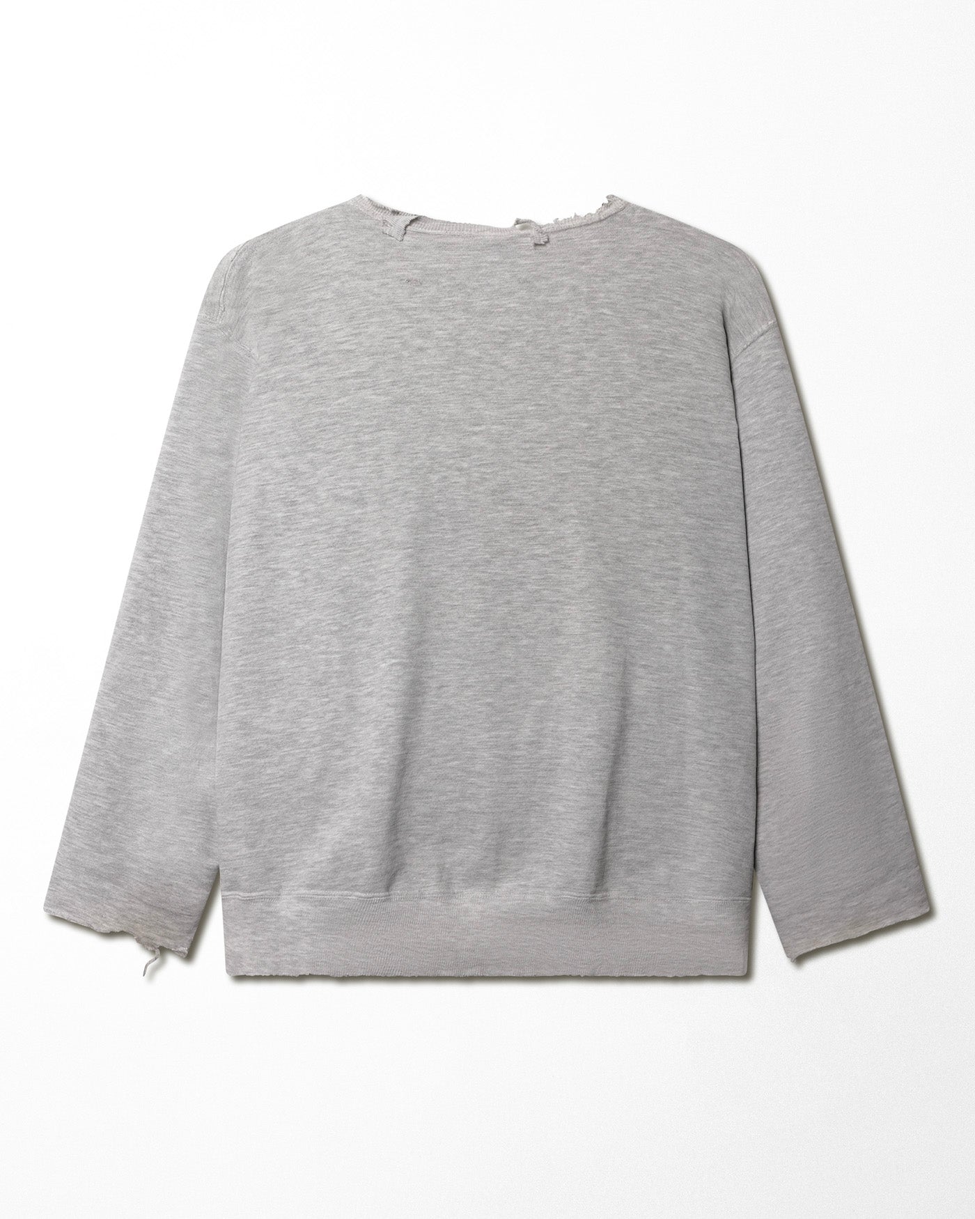 CHAMPION "MARYLAND" GREY DISTRESSED SWEATER
