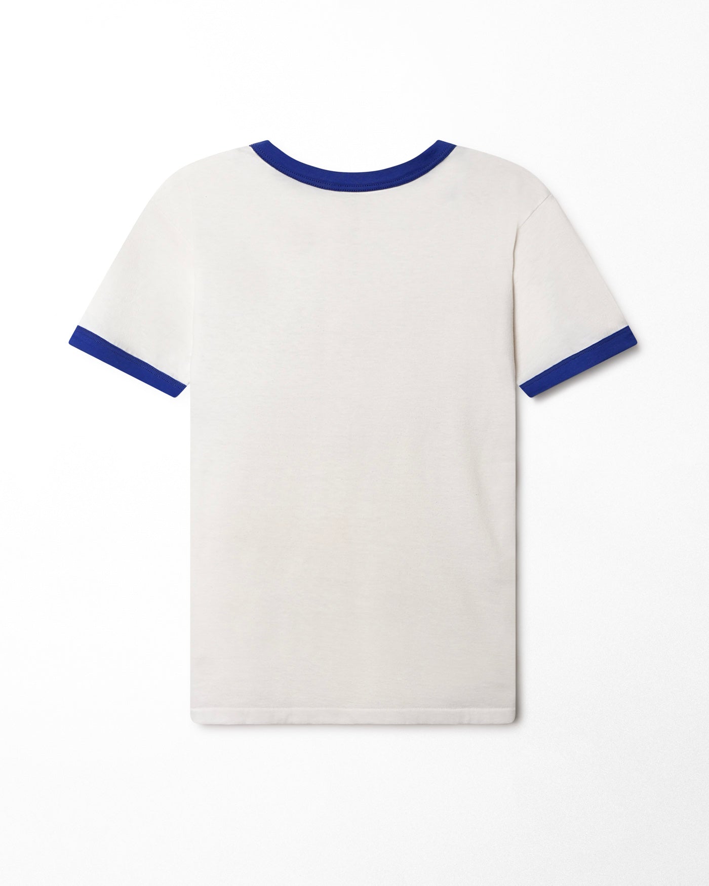 "OKEE DOKEE" RINGER WHITE T-SHIRT