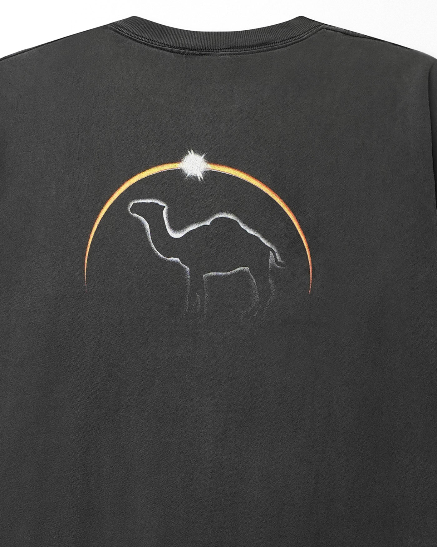 POWERPRO "CAMEL" BLACK FADED POCKET T-SHIRT