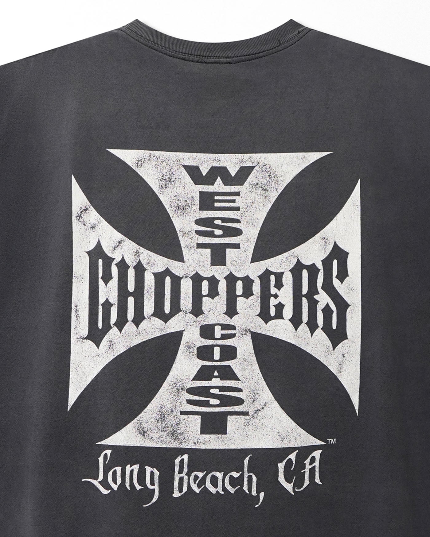 WEST COAST CHOPPERS "CLASSIC LOGO" GREY SLEEVELESS T-SHIRT