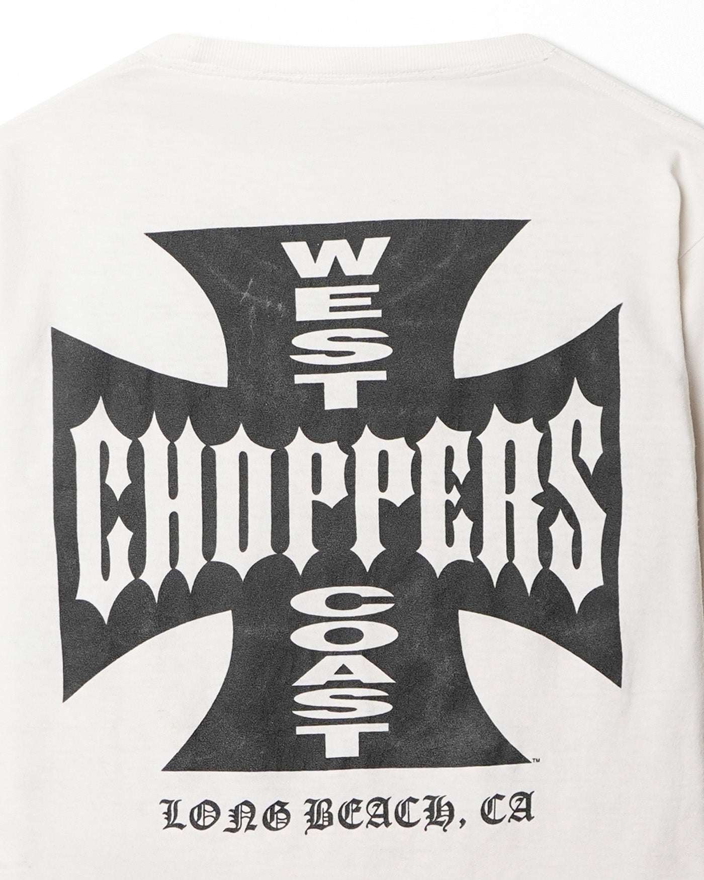 WEST COAST CHOPPERS "CLASSIC LOGO" WHITE LONG SLEEVE T-SHIRT