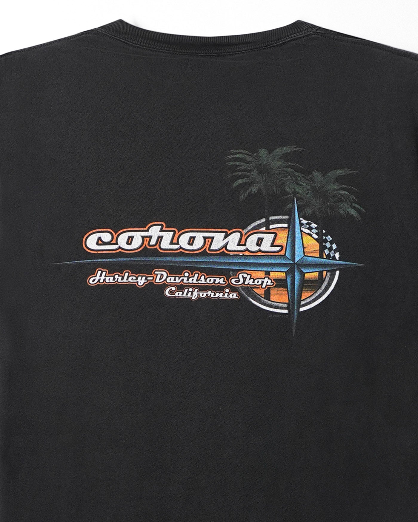 HARLEY-DAVIDSON “CORONA” BLACK FADED T-SHIRT