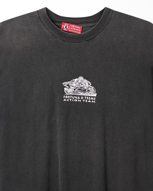 FORTUNA "XTREME ACTION TEAM" BLACK FADED T-SHIRT