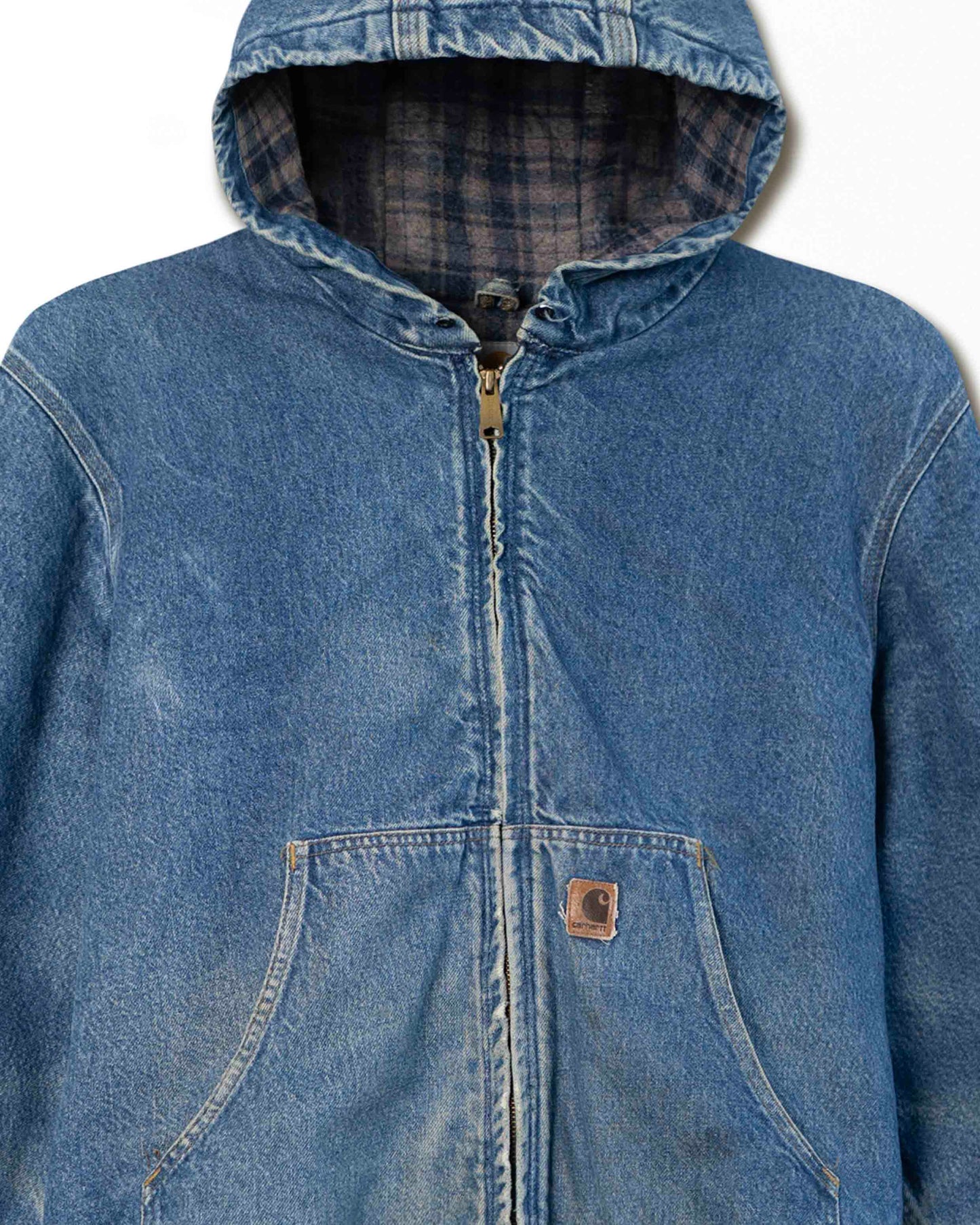 CARHARTT ACTIVE BLUE DENIM FADED JACKET