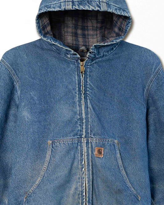 CARHARTT ACTIVE BLUE DENIM FADED JACKET
