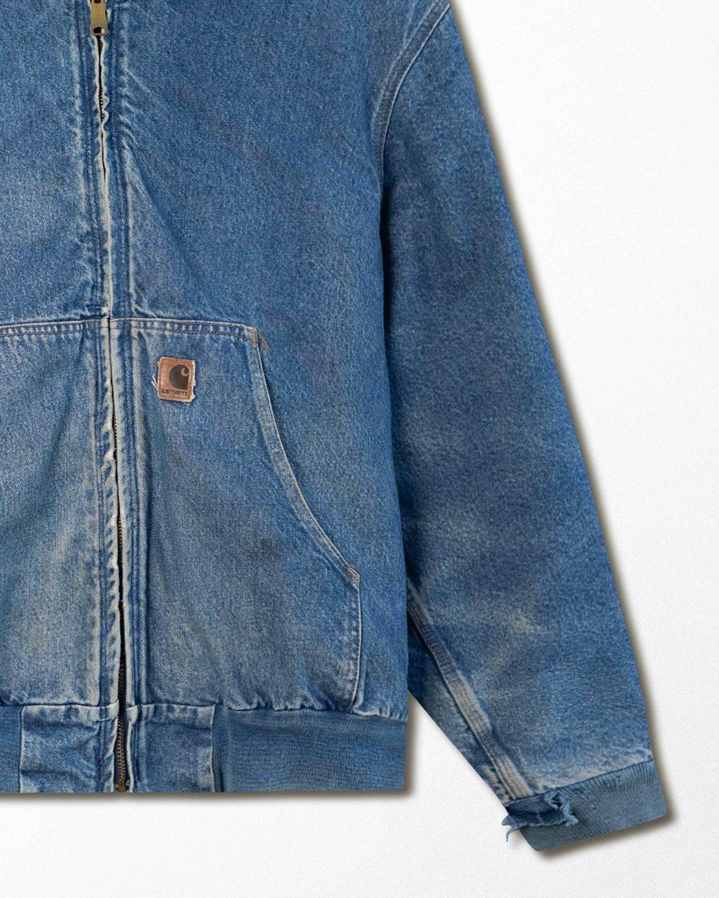 CARHARTT ACTIVE BLUE DENIM FADED JACKET