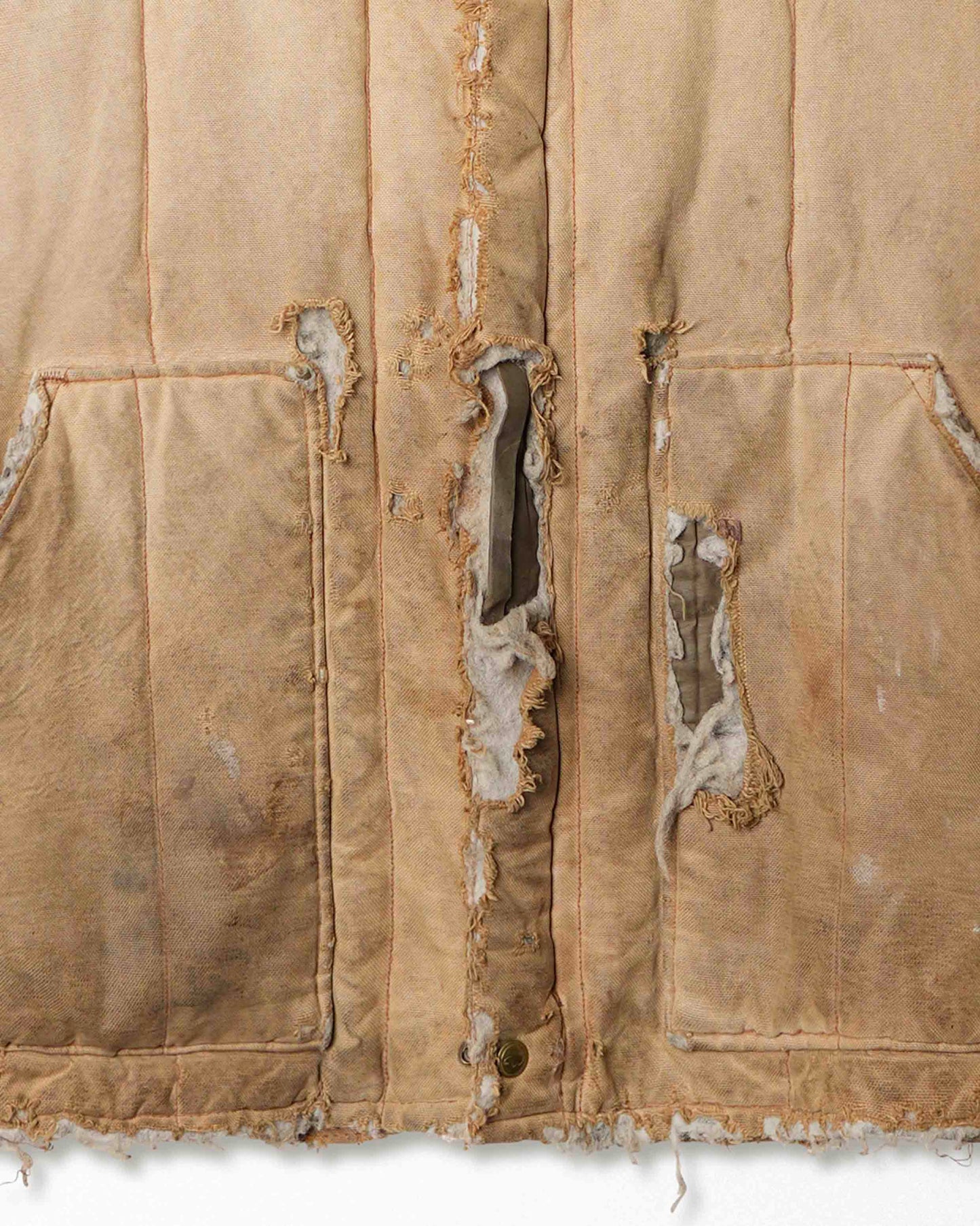 WALLS BEIGE STAINED THRASHED JACKET