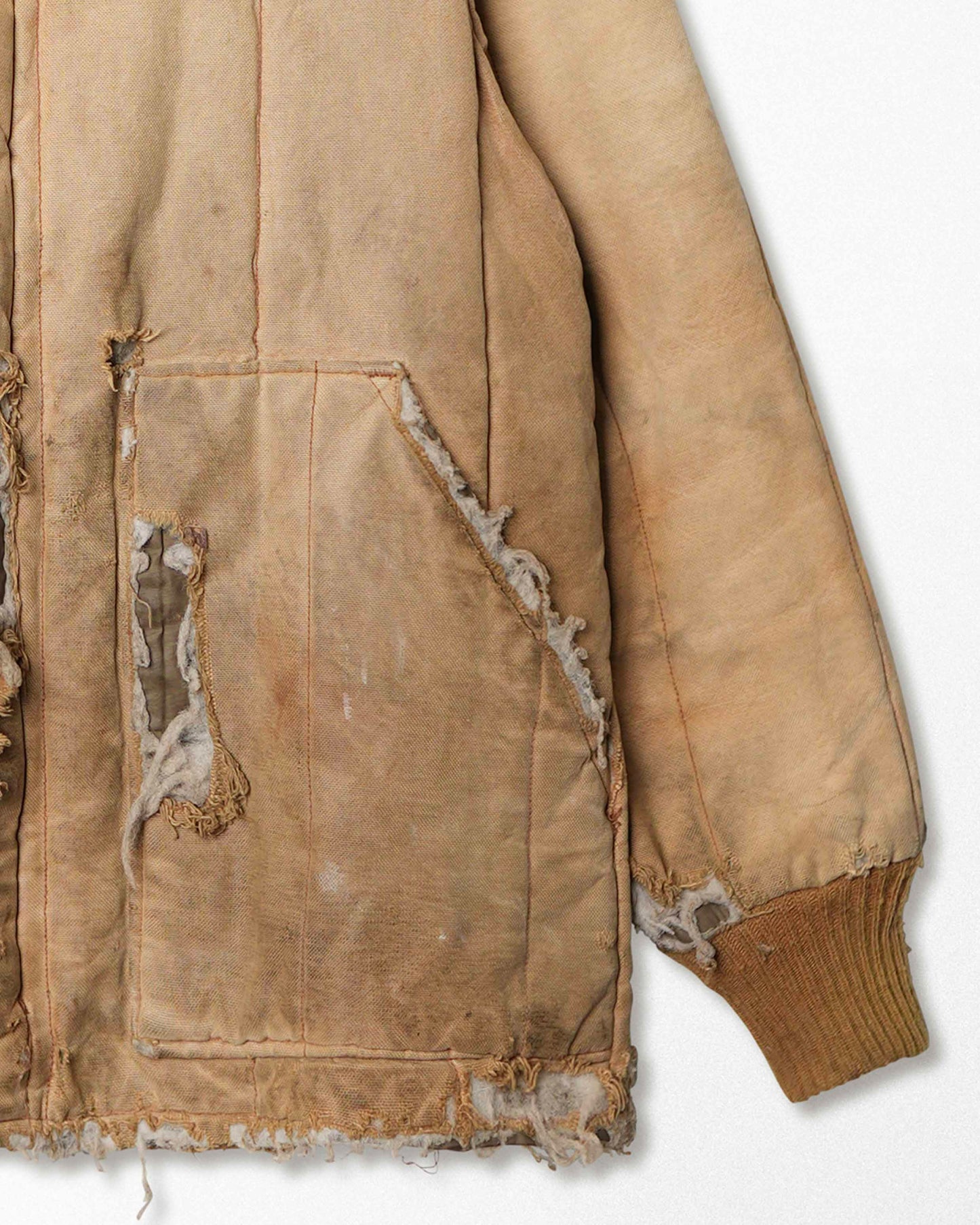 WALLS BEIGE STAINED THRASHED JACKET