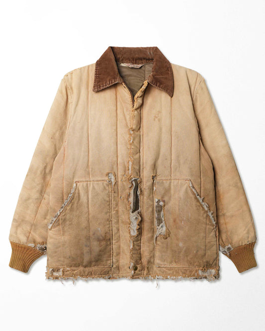WALLS BEIGE STAINED THRASHED JACKET