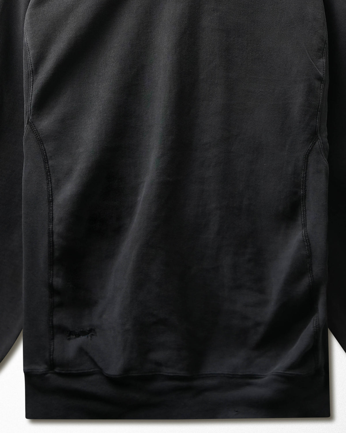 Vintage Steve & Barry's "Iron Cross" Black Faded Distressed Hoodie - product view 5