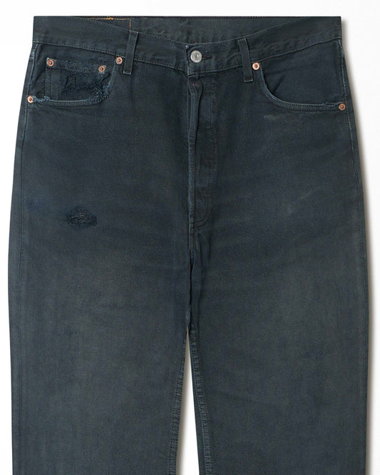 LEVI'S 501 BLACK FADED JEANS