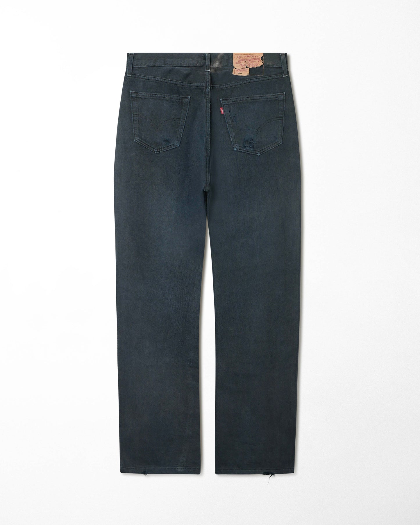 LEVI'S 501 BLACK FADED JEANS