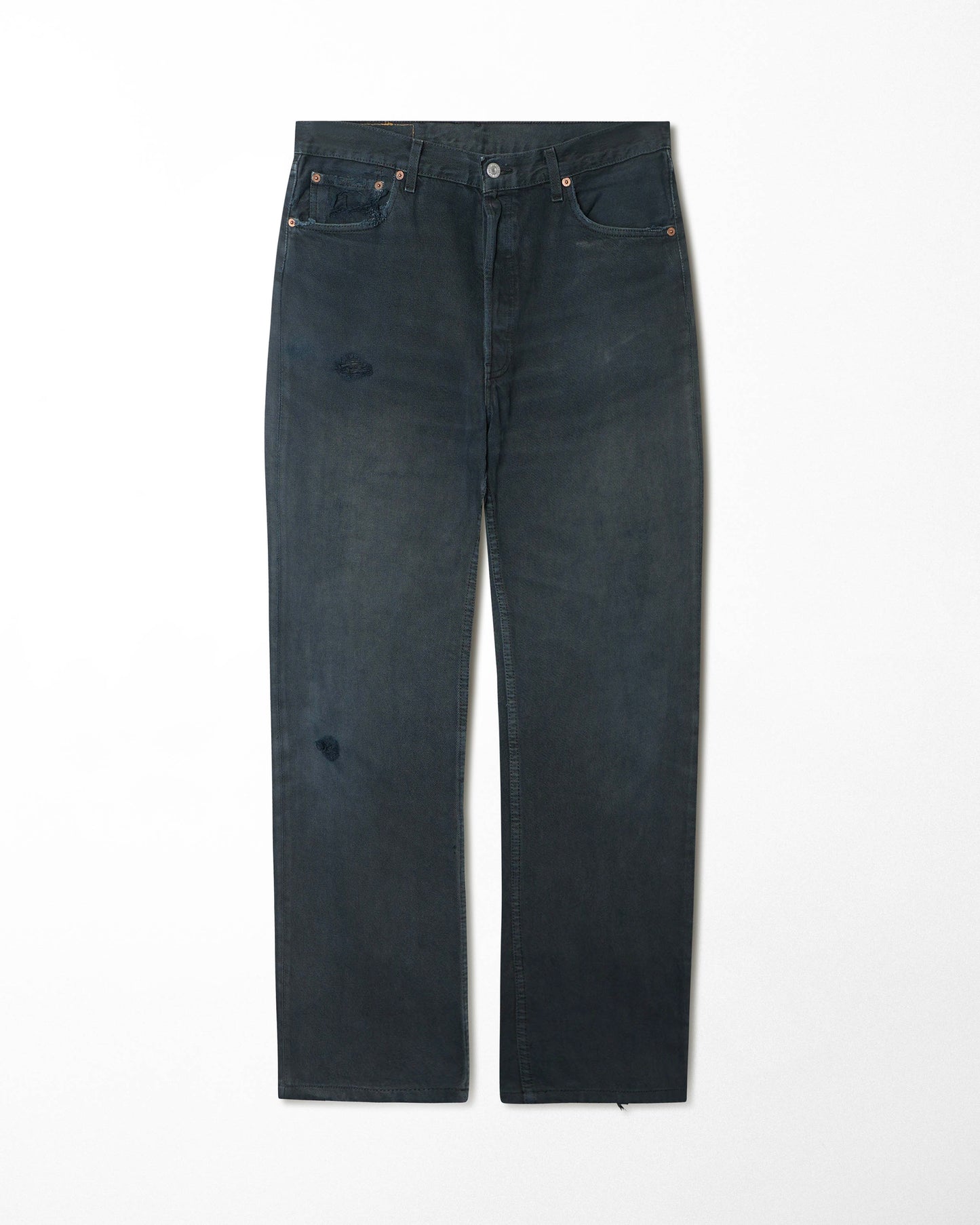 LEVI'S 501 BLACK FADED JEANS