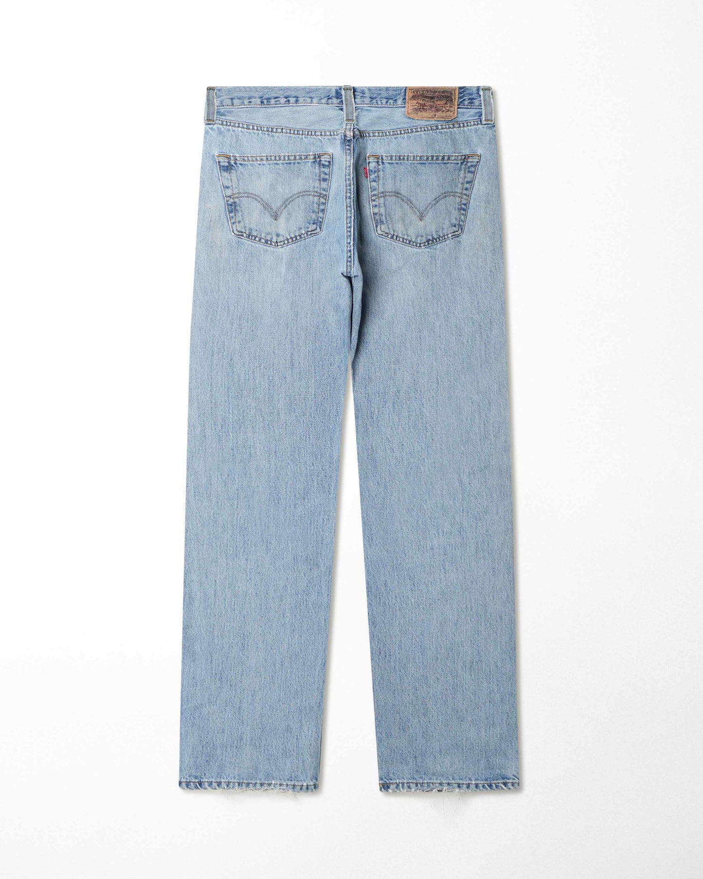 LEVI'S 501 LIGHT WASH DISTRESSED JEANS