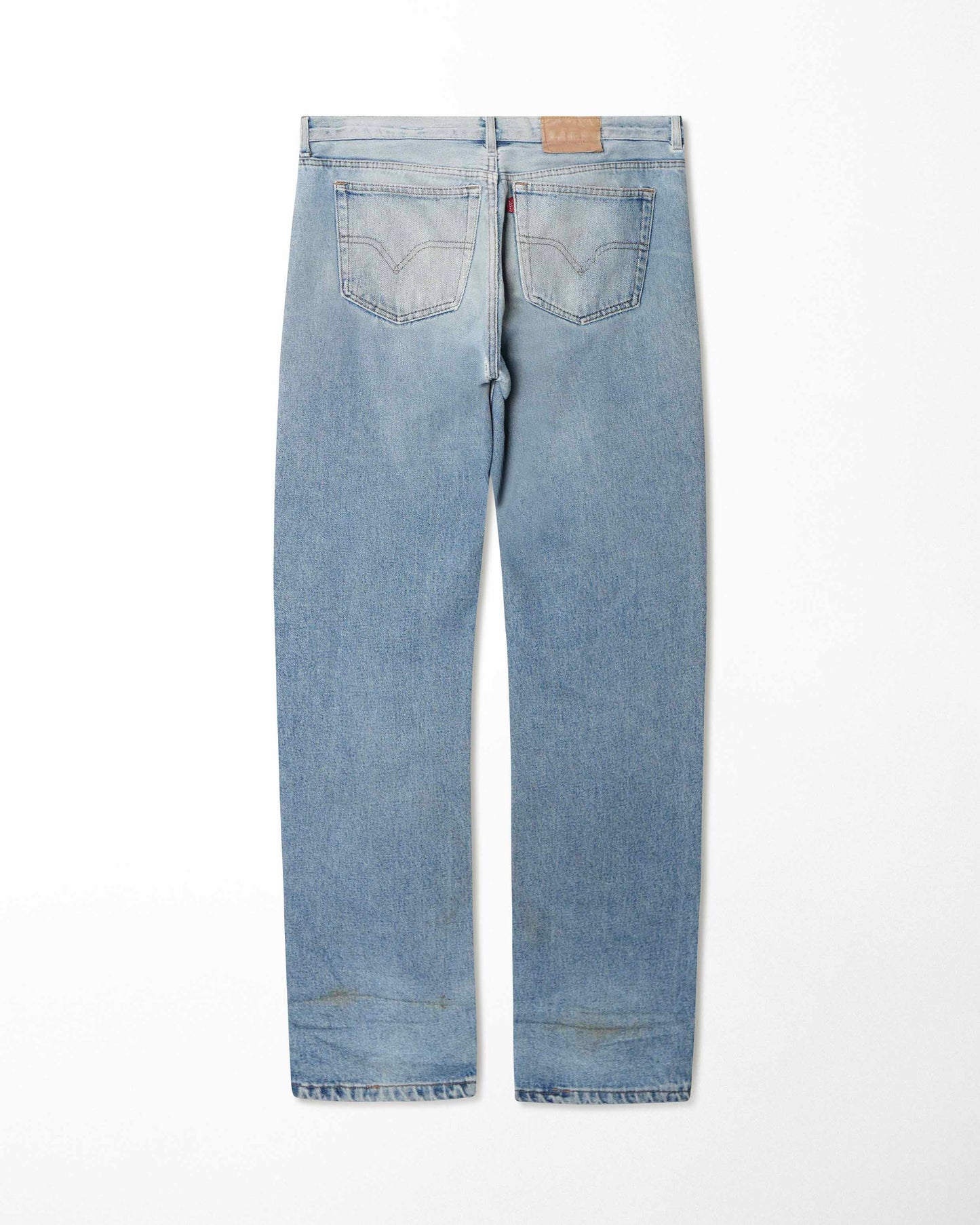 LEVI'S 501 LIGHT WASH FADED DENIM