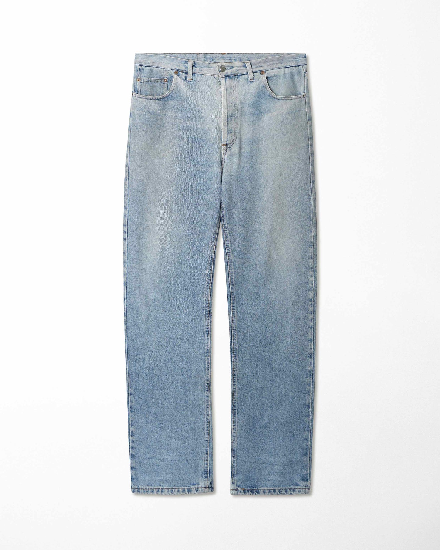 LEVI'S 501 LIGHT WASH FADED DENIM