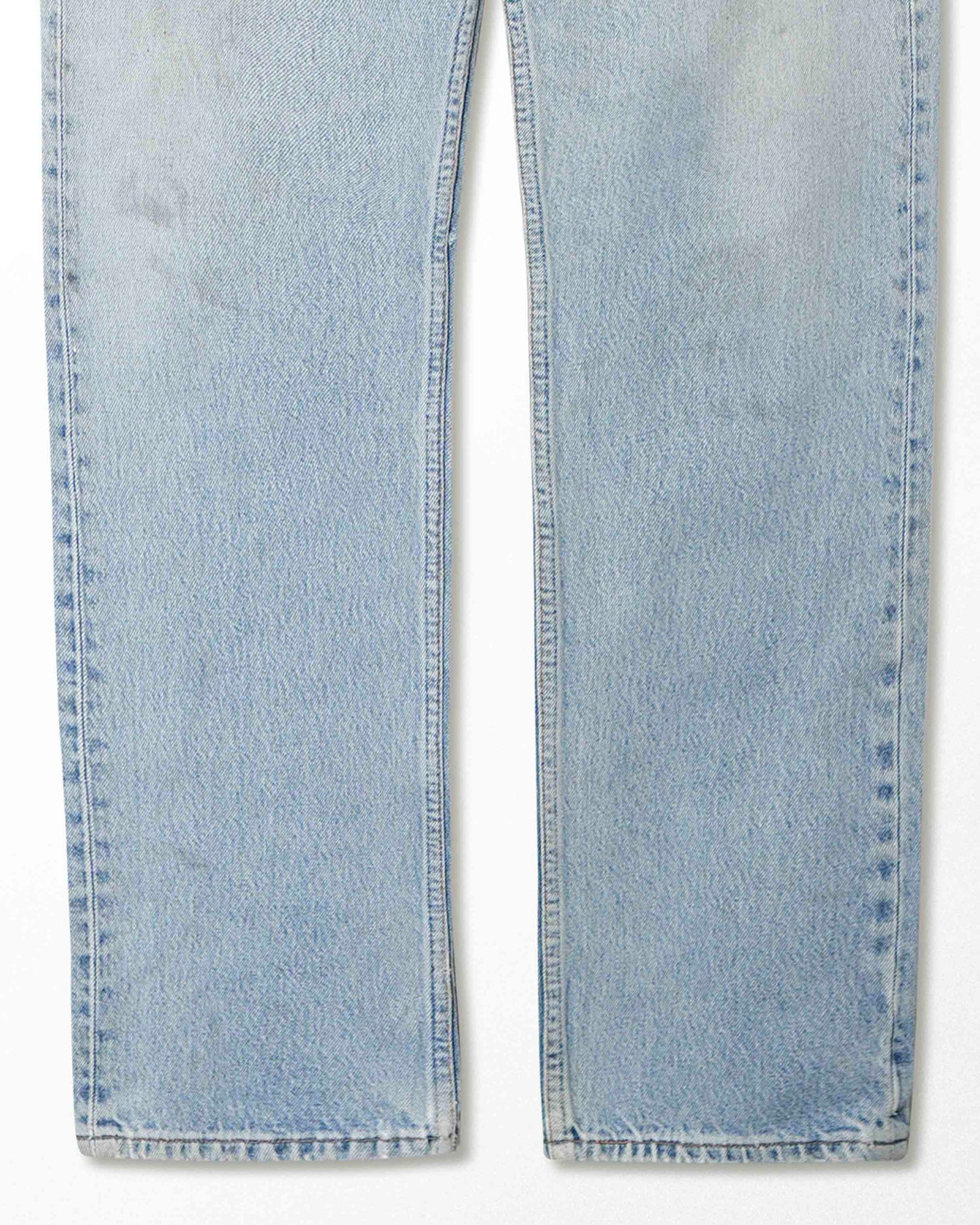 LEVI'S 501 LIGHT WASH STAINED JEANS
