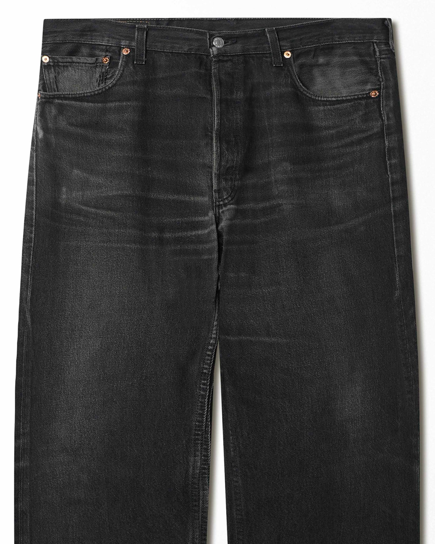 LEVI'S 501 FADED BLACK DENIM