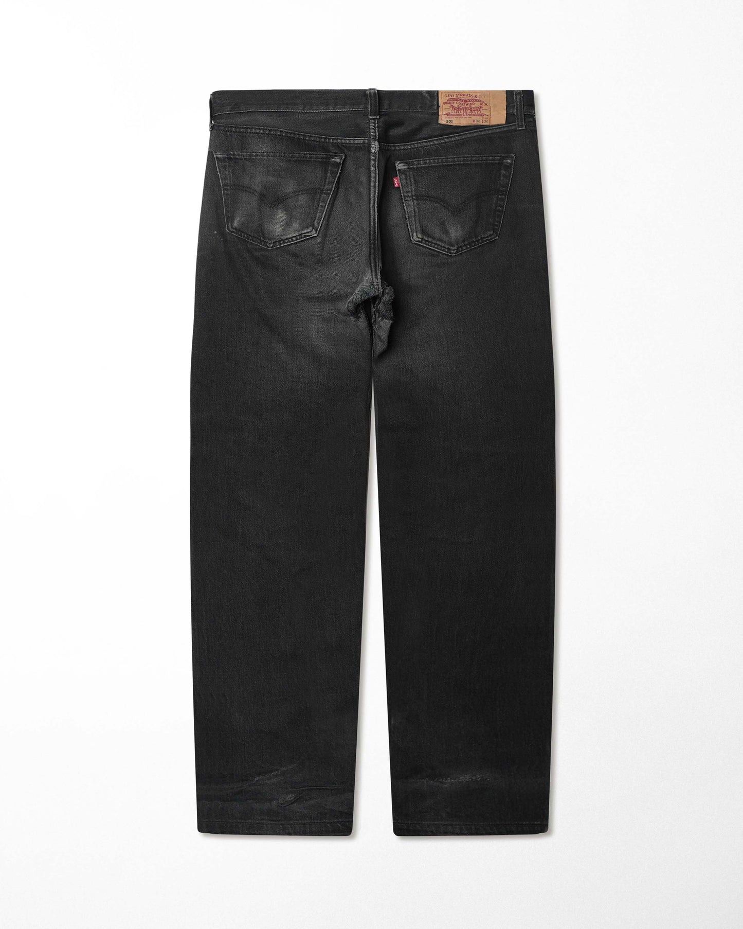 LEVI'S 501 FADED BLACK DENIM