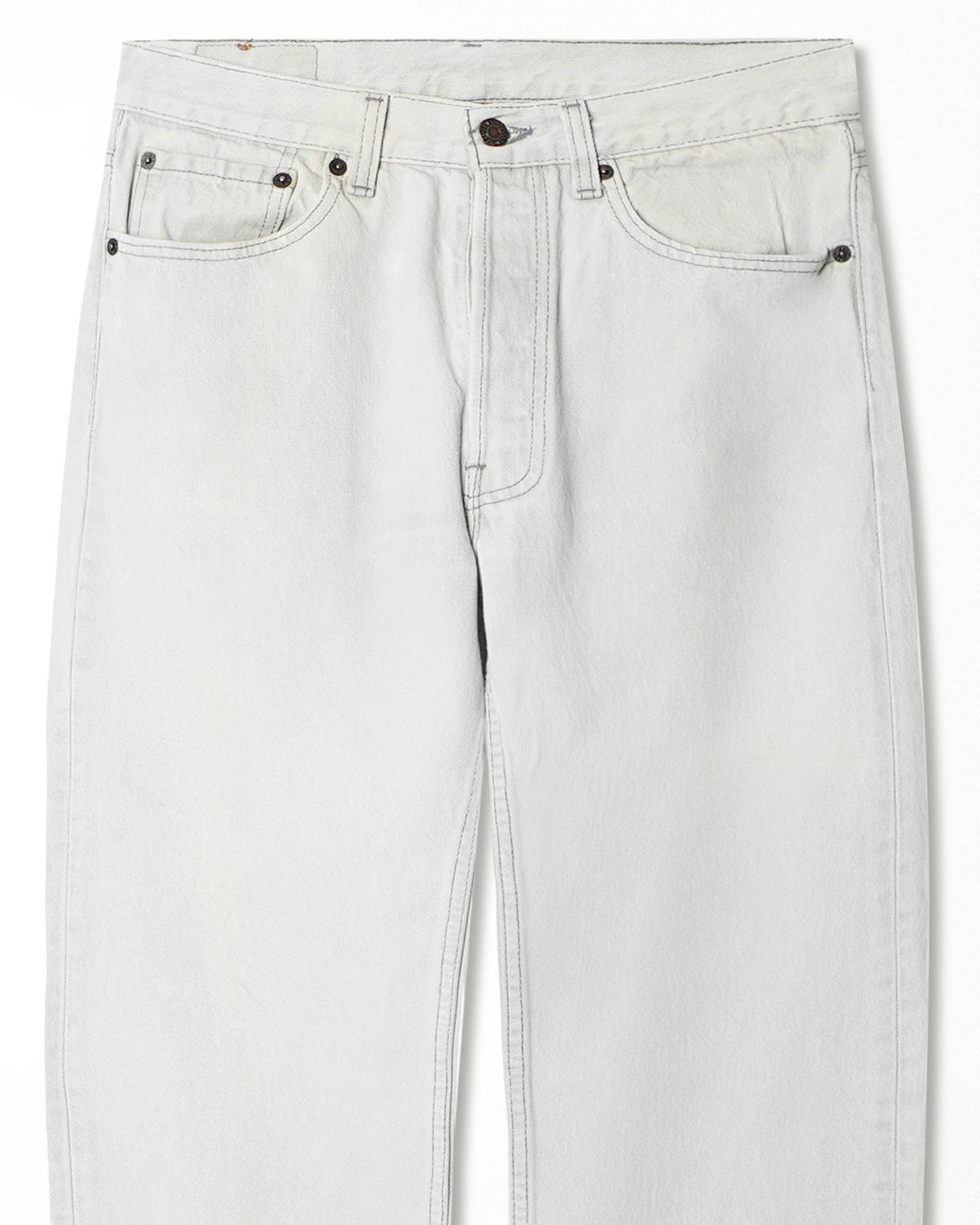 LEVI'S 501 OFF-WHITE JEANS