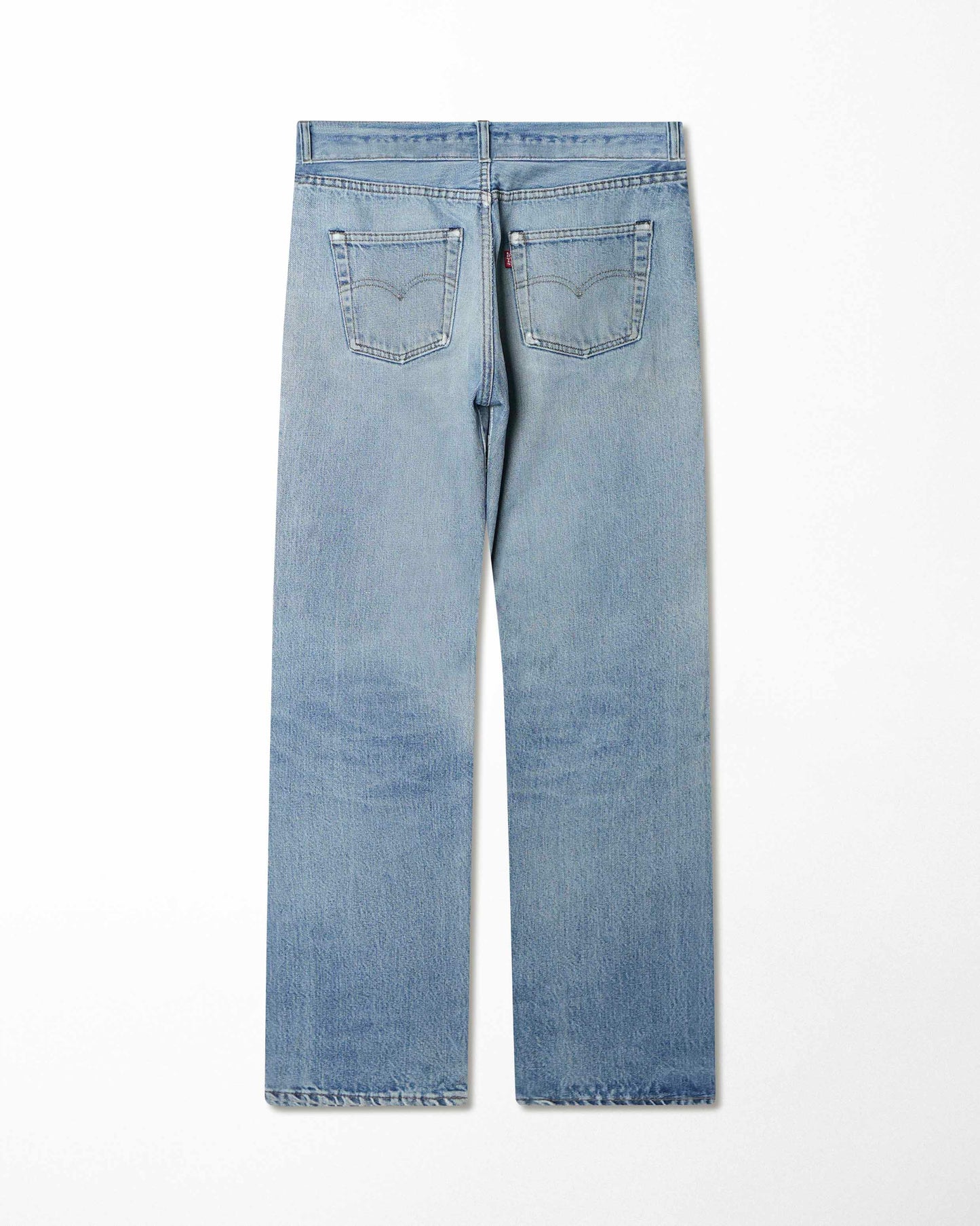 LEVI'S 501 MID-WASH DISTRESSED JEANS