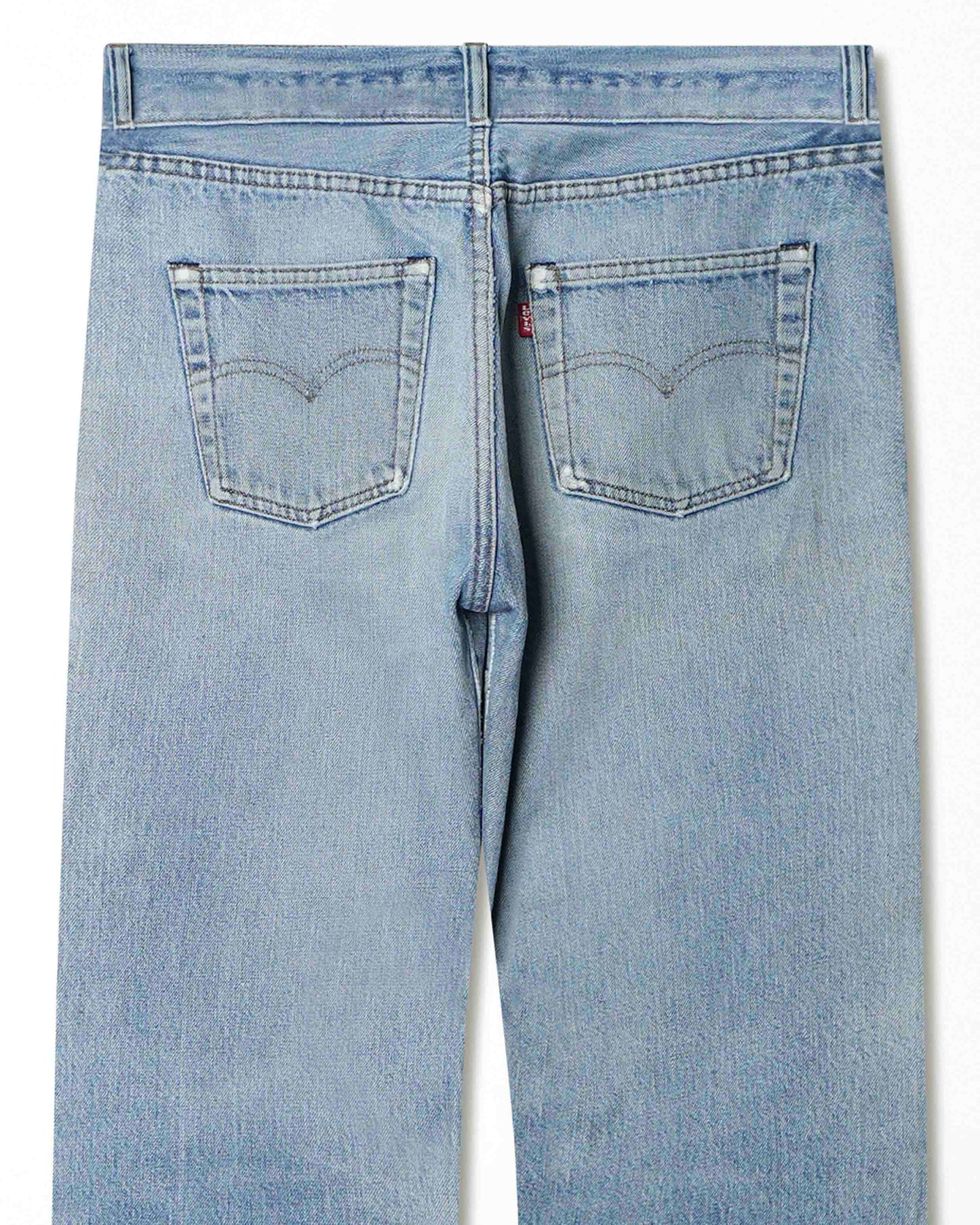 LEVI'S 501 MID-WASH DISTRESSED JEANS