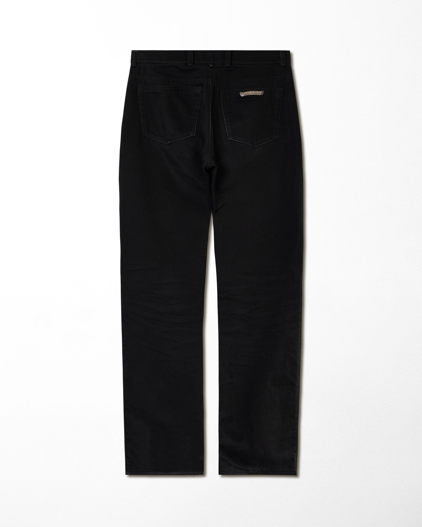 CHROME HEARTS BLACK LE FLAUR DAGGER JEANS