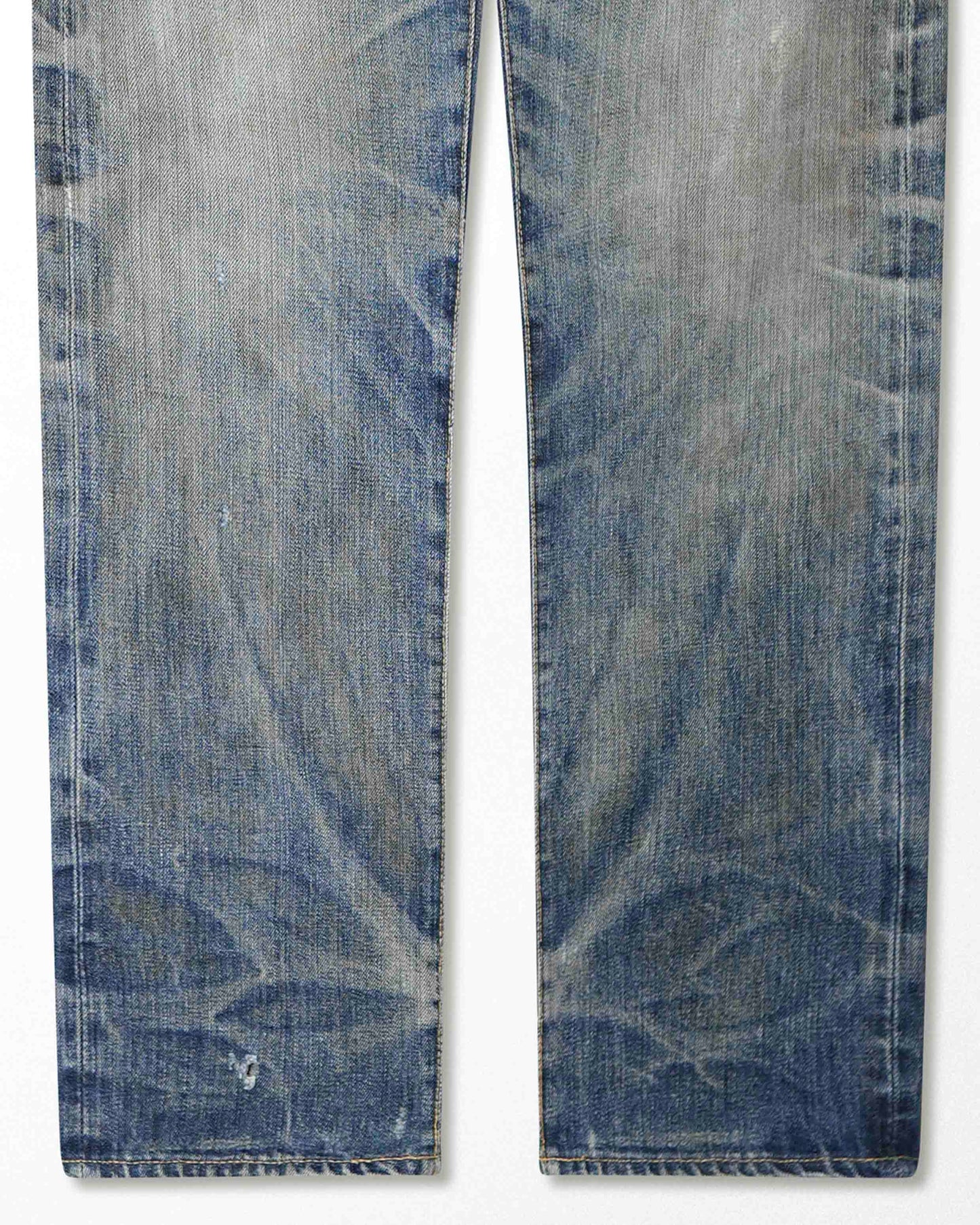 LEVI'S 501 DARK-WASH SELVEDGE JEANS