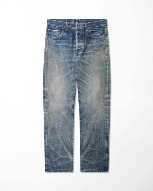 LEVI'S 501 DARK-WASH SELVEDGE JEANS
