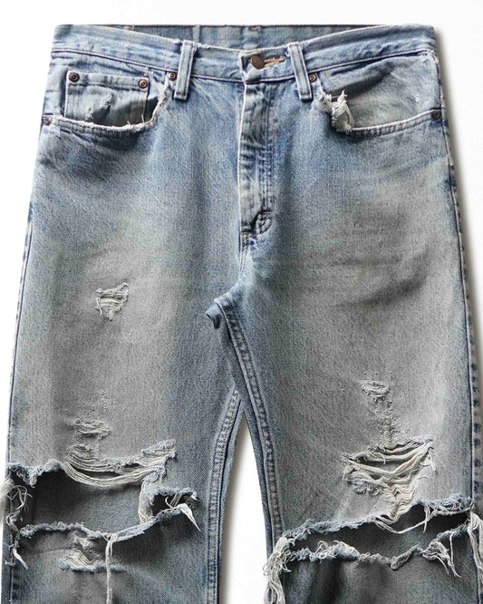 Vintage Wrangler Light Wash Ripped Jeans - product view 2