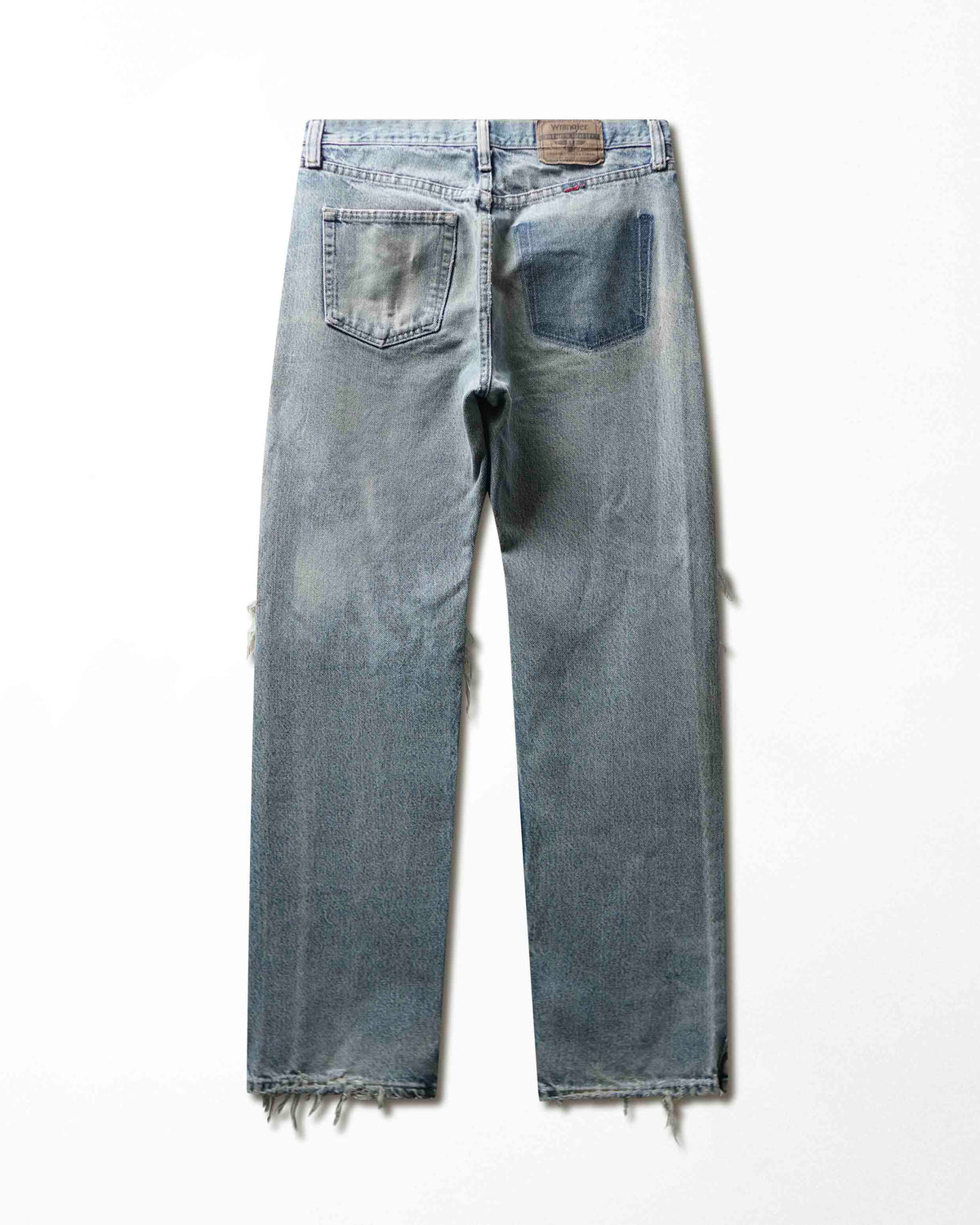 Vintage Wrangler Light Wash Ripped Jeans - product view 4