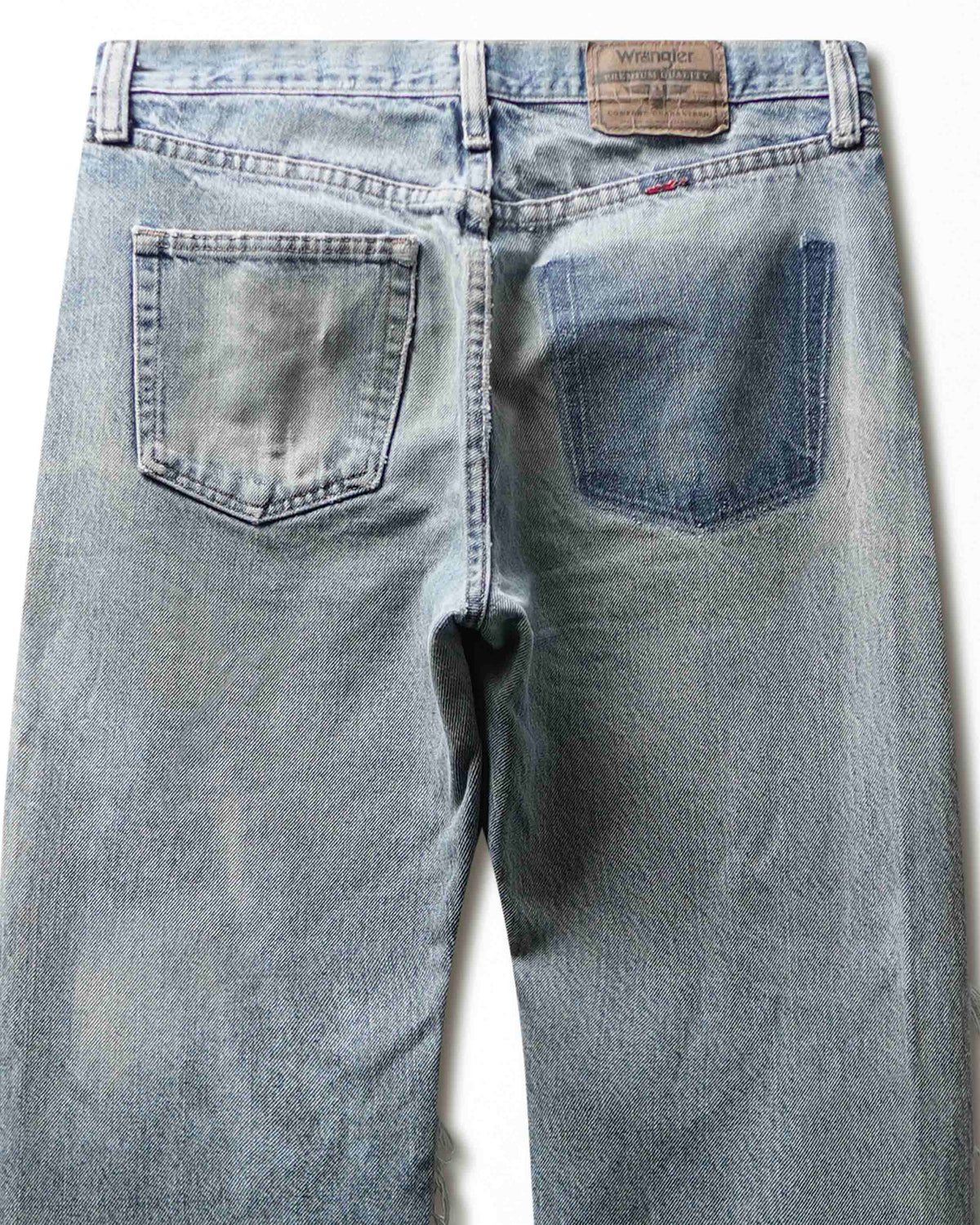 Vintage Wrangler Light Wash Ripped Jeans - product view 5