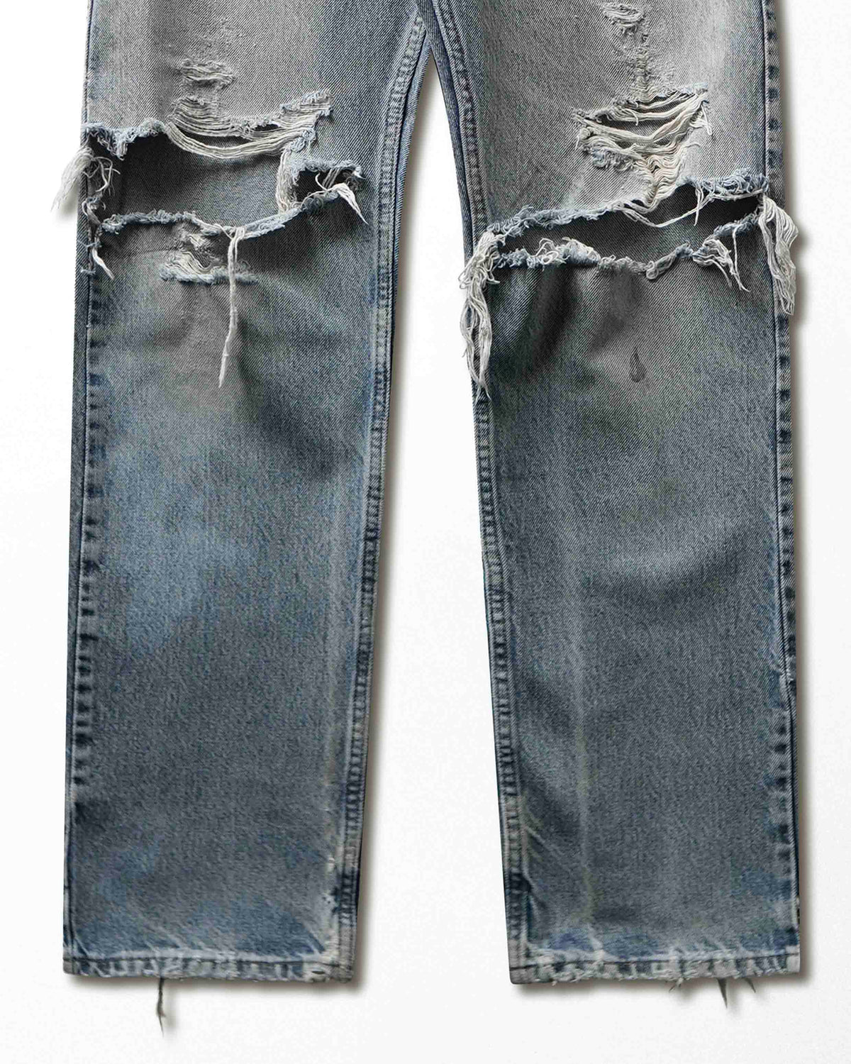 Vintage Wrangler Light Wash Ripped Jeans - product view 3