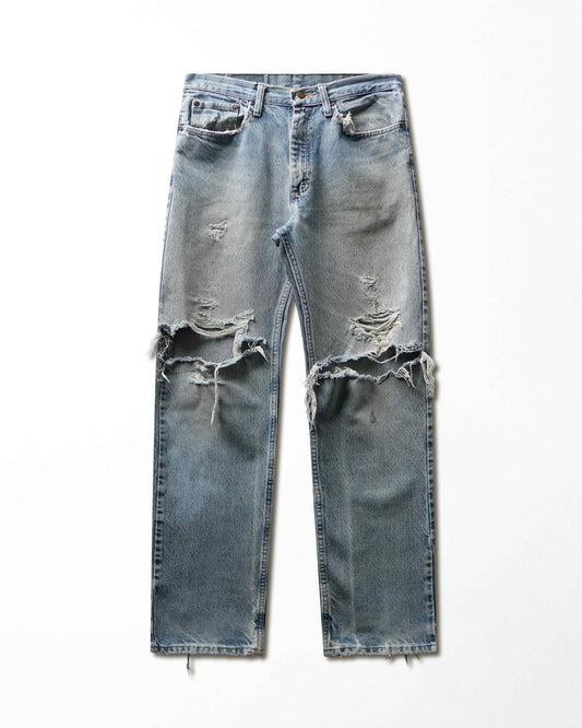Vintage Wrangler Light Wash Ripped Jeans - product view 1