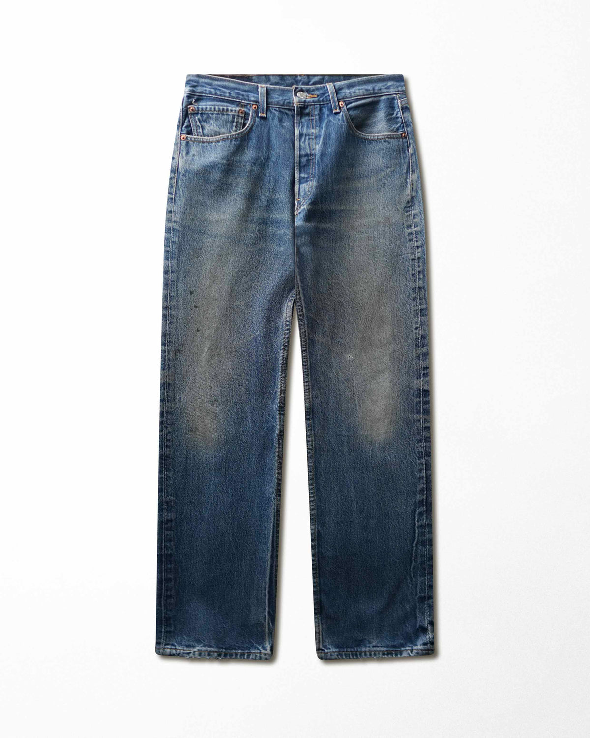 Vintage Levi's 501 Dark Wash Faded Jeans - product view 1